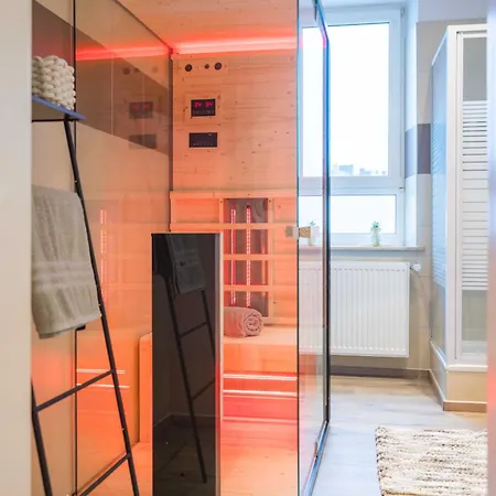 Flowapartment Hof, Smart-checkin, Ir-sauna, Parkplatz, Wlan600mbit Hof (Bavaria)