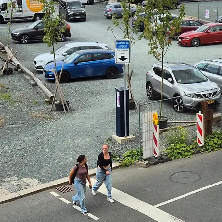 Apartmán Flowapartment Hof, Smart-checkin, Ir-sauna, Parkplatz, Wlan600mbit
