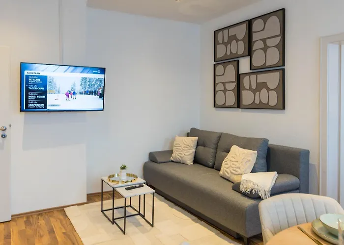 Flowapartment Hof, 24h Checkin, Ir-sauna, Parkplatz, Wlan250mbit